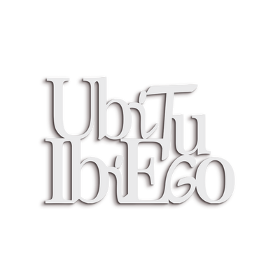 Targa in Legno Ubi tu ibi ego