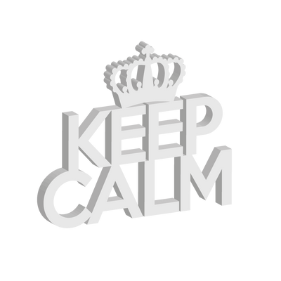 Targa in Legno - Keep Calm