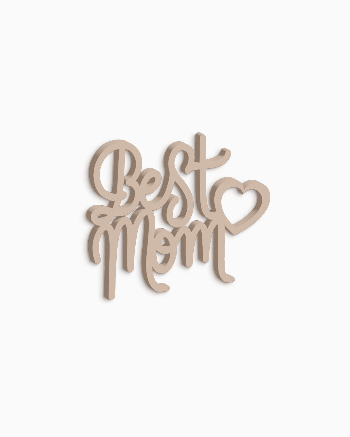 Targa in Legno Best Mom