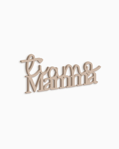 Targa in Legno Ti Amo Mamma