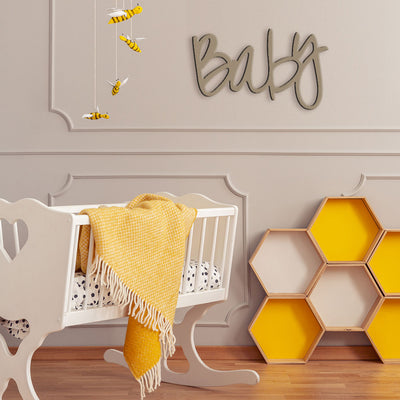 Scritta in legno Kids Baby