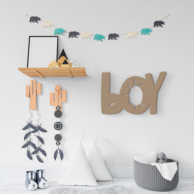 Scritta in legno Kids Boy