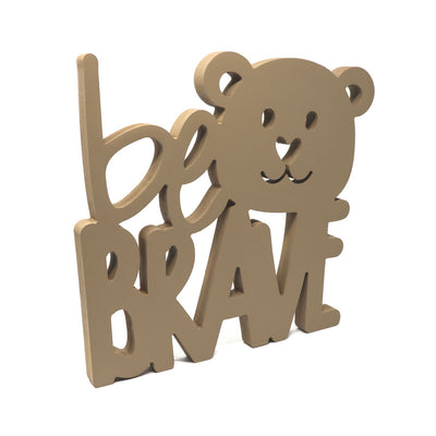 Targa da appoggio Kids Be Brave