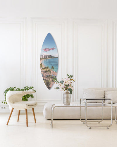 Surfboard Miami beach