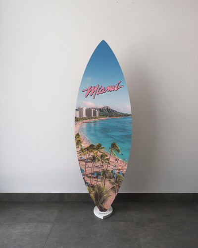Surfboard Miami beach