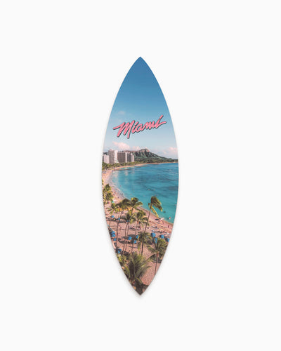 Surfboard Miami beach