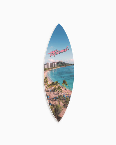 Surfboard Miami beach