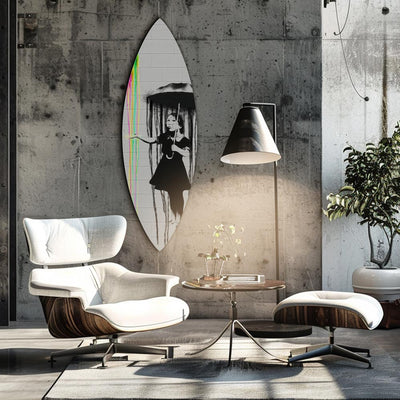 Surfboard Umbrella girl