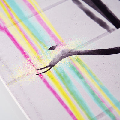 Surfboard Umbrella girl