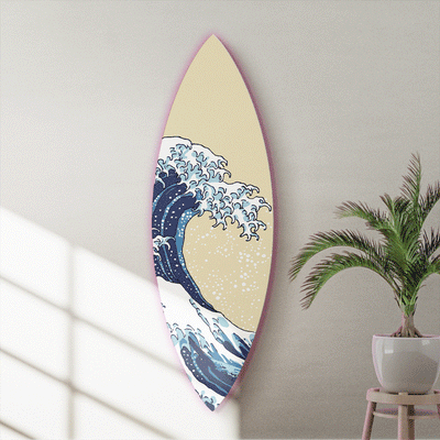 Surfboard Hokusai
