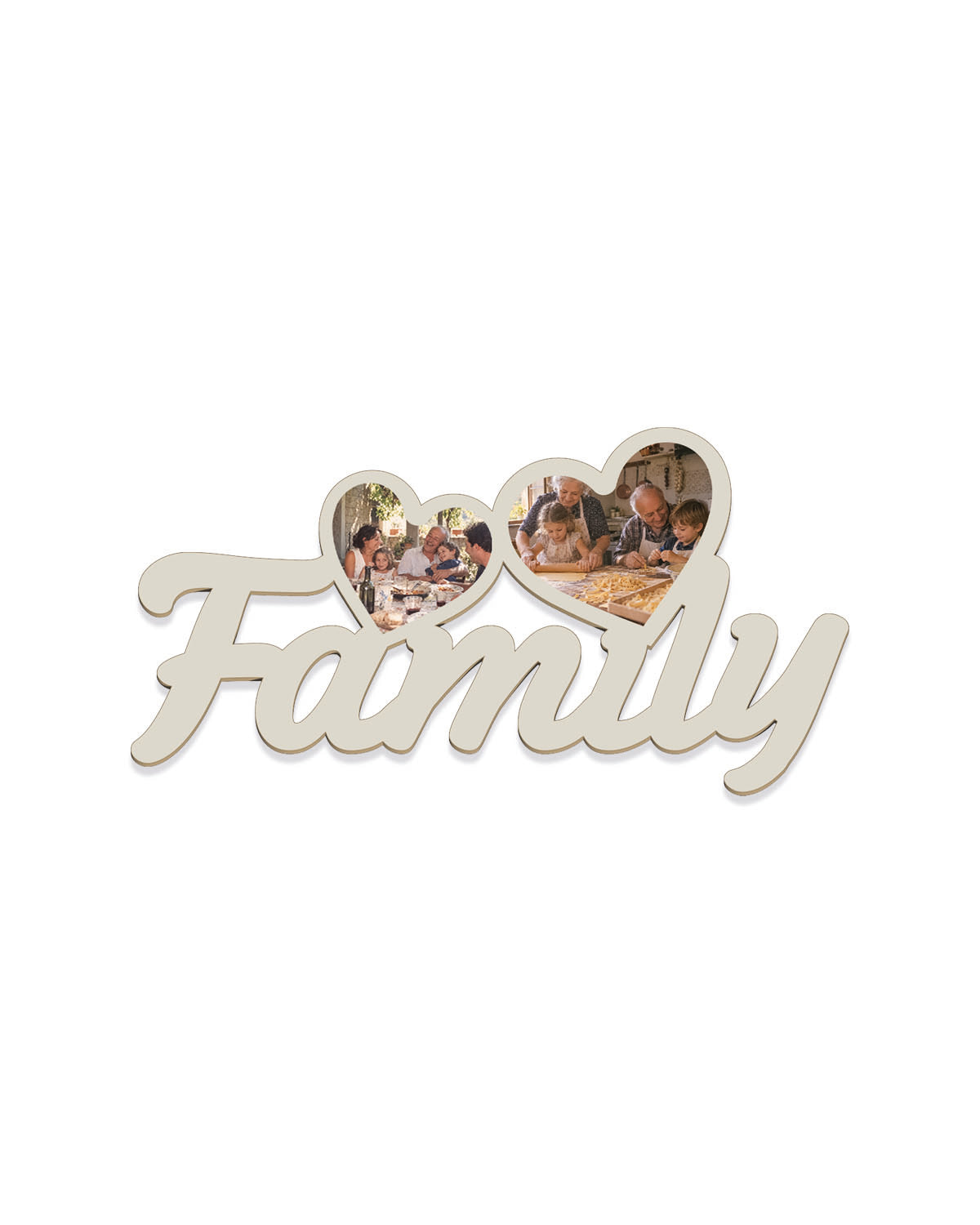 Tavoletta Family foto cuori