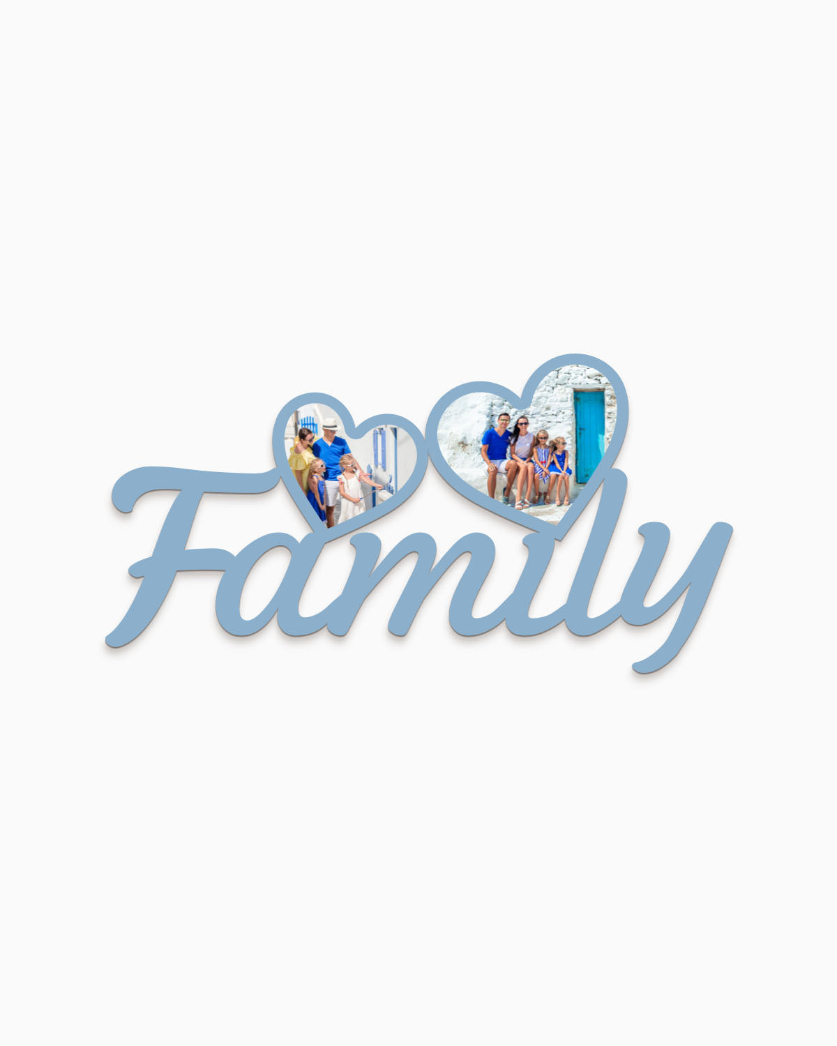 Tavoletta Family foto cuori