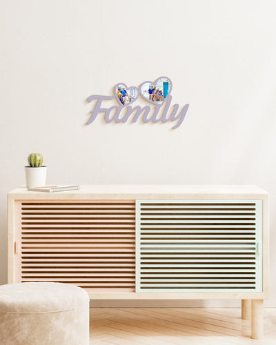 Tavoletta Family foto cuori