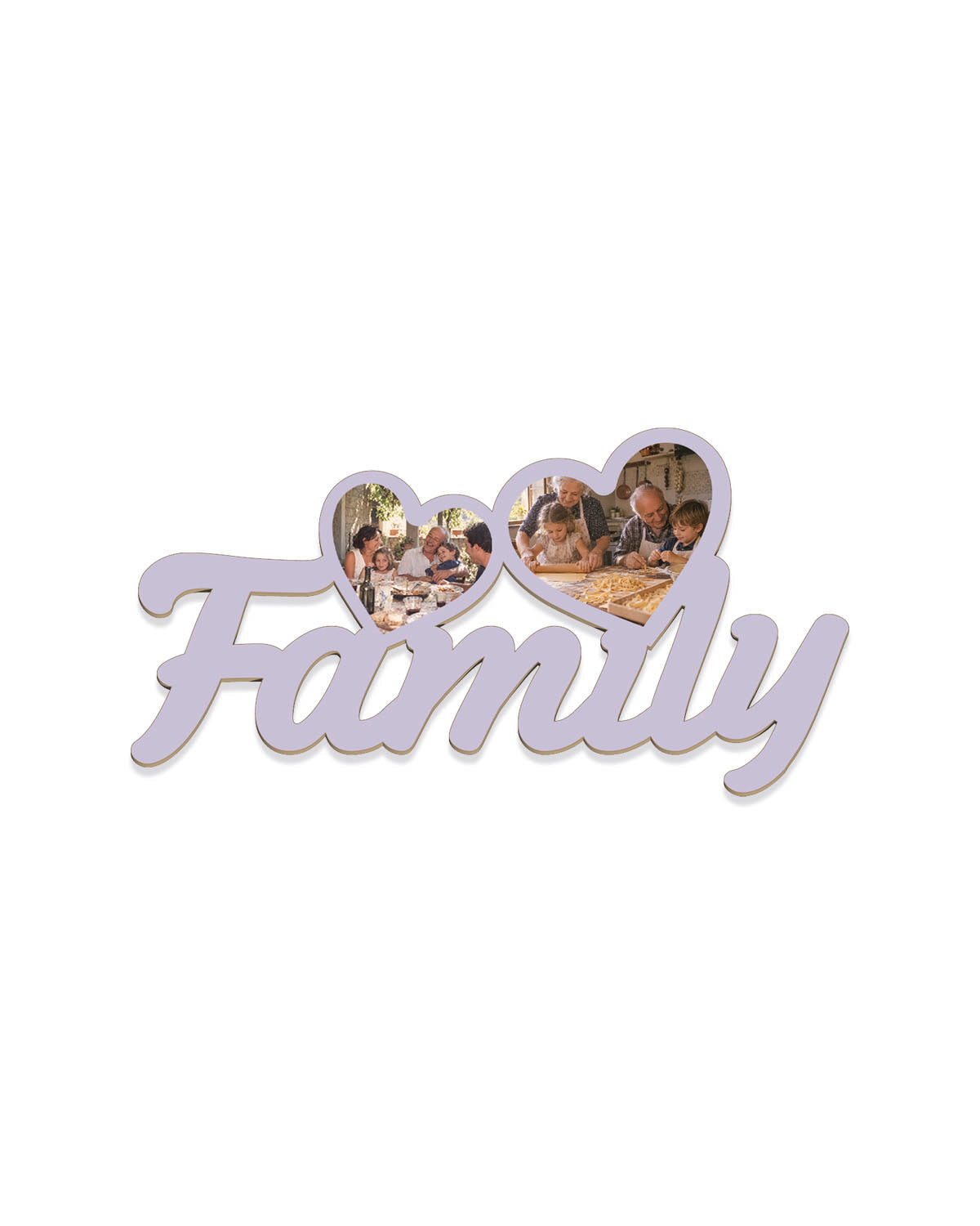 Tavoletta Family foto cuori