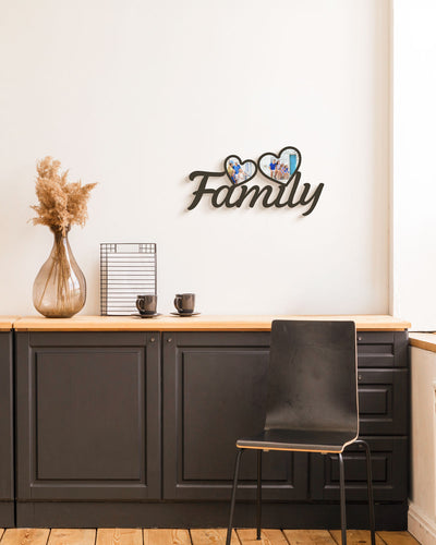 Tavoletta Family foto cuori