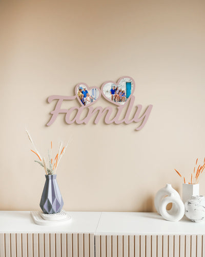 Tavoletta Family foto cuori