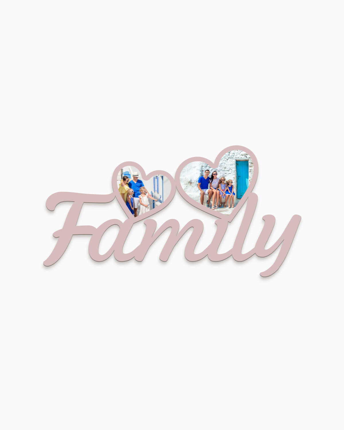 Tavoletta Family foto cuori