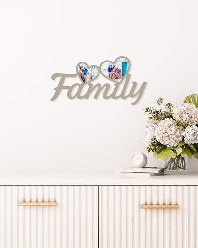 Tavoletta Family foto cuori