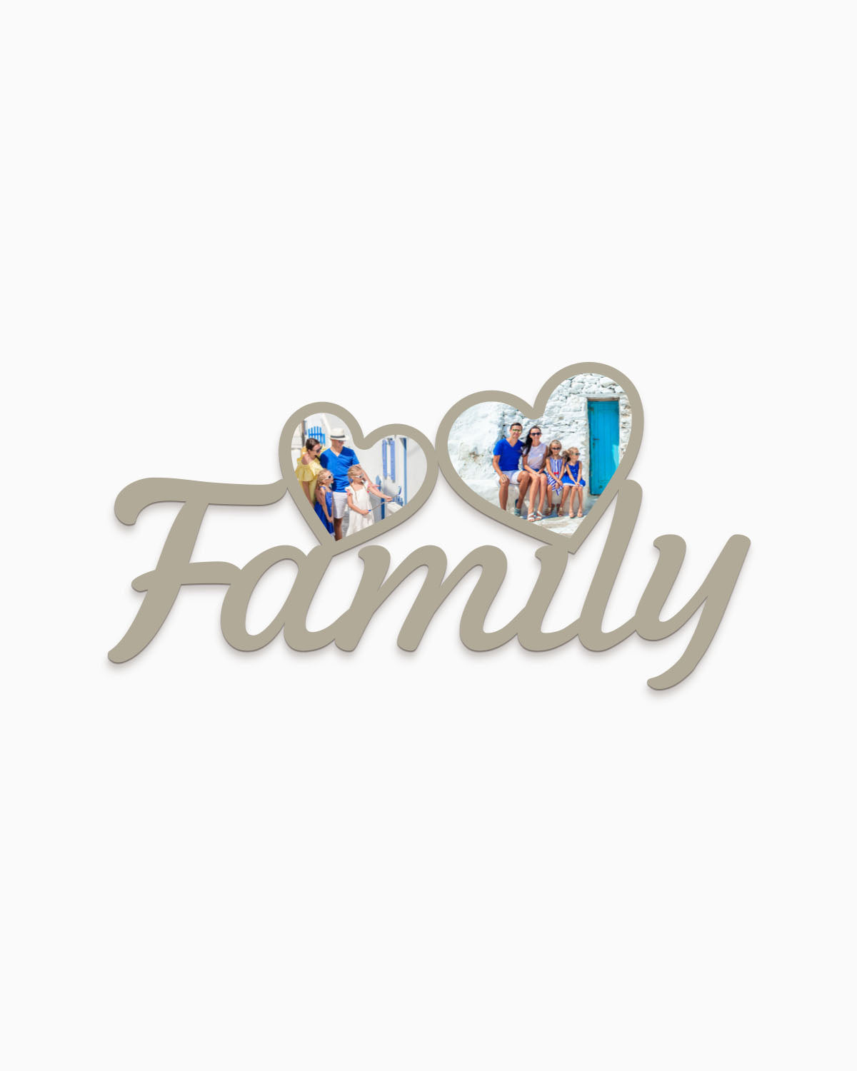 Tavoletta Family foto cuori