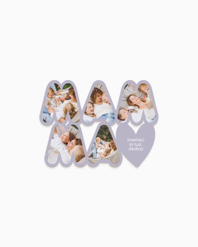 Tavoletta Mamma foto con dedica