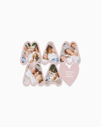 Tavoletta Mamma foto con dedica