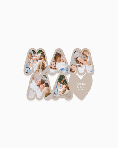 Tavoletta Mamma foto con dedica