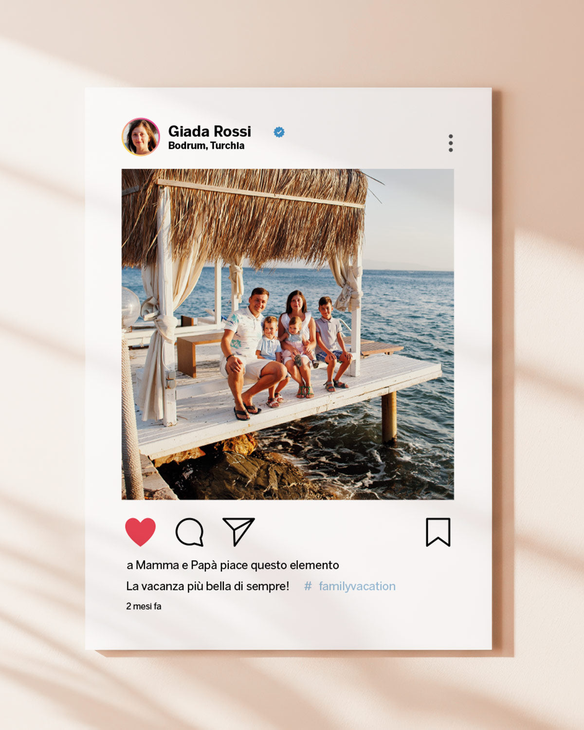 Tavoletta Foto personalizzata Making memories