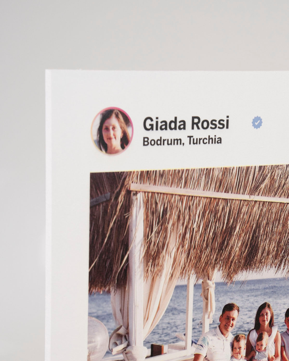 Tavoletta Foto personalizzata Making memories