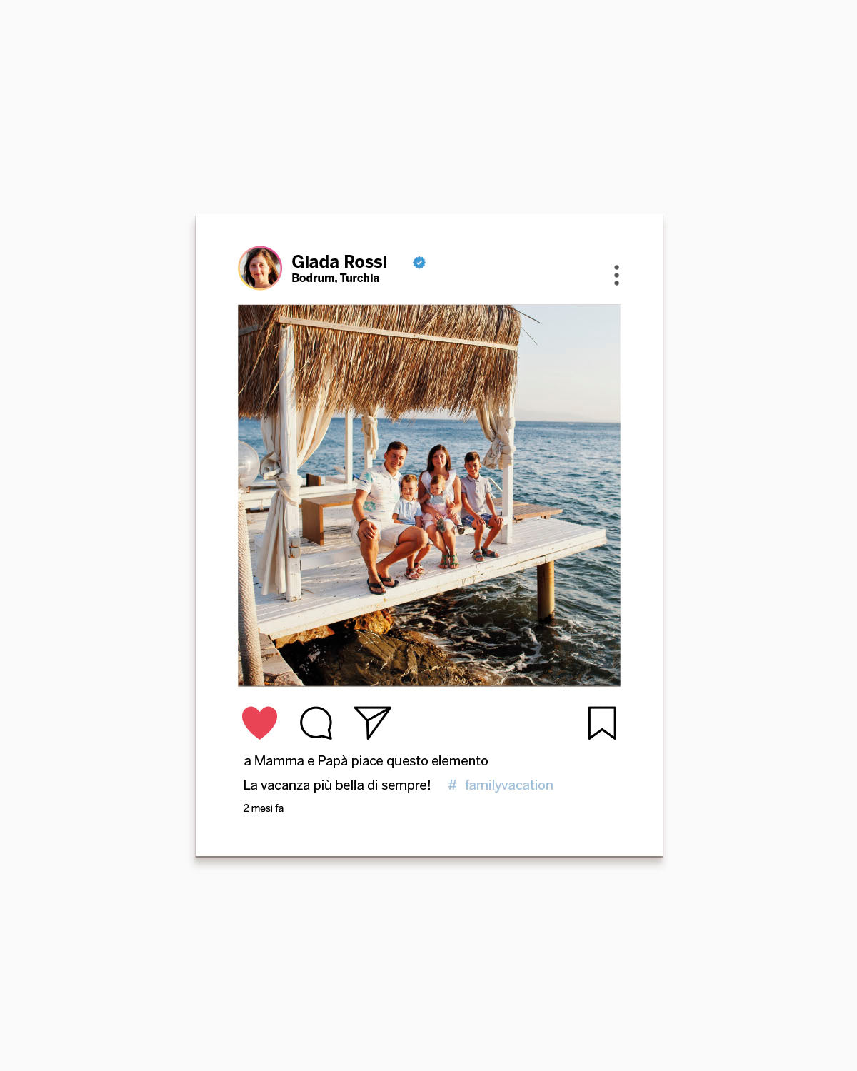 Tavoletta Foto personalizzata Making memories