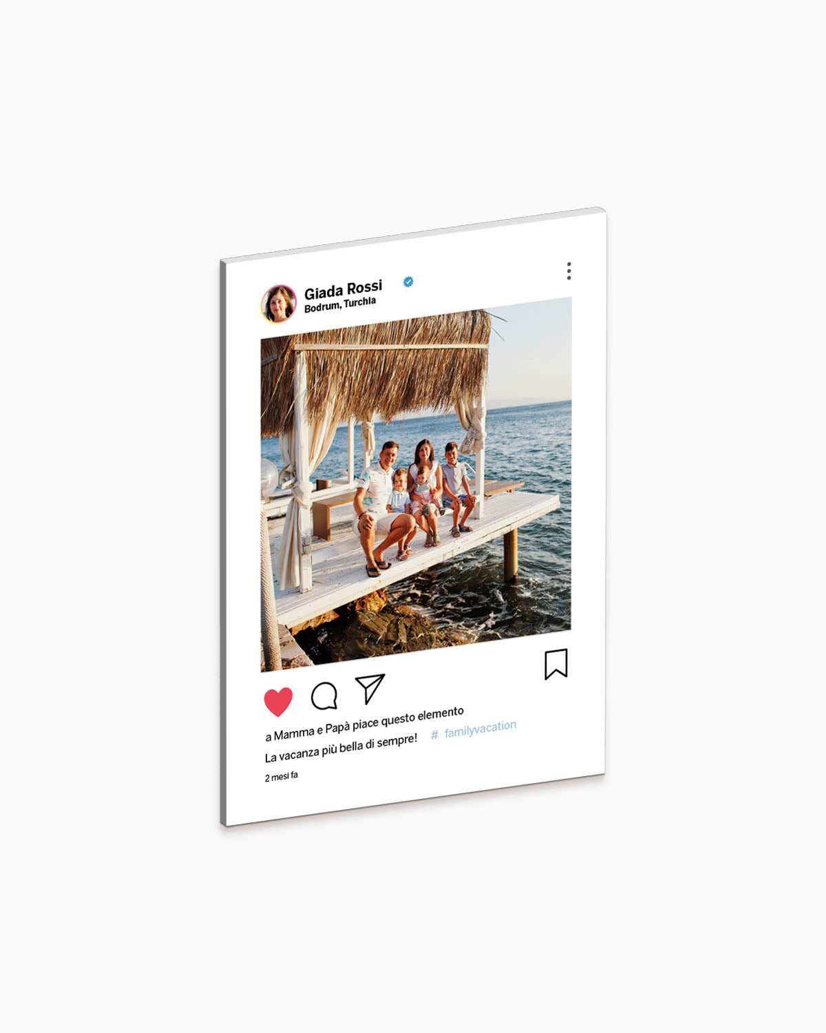 Tavoletta Foto personalizzata Making memories