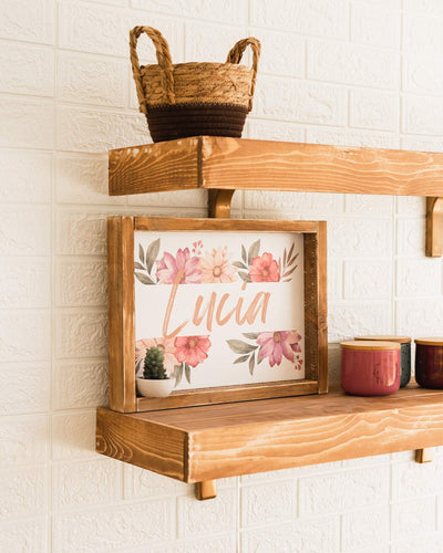 Tavoletta con Cornice Nome Personalizzato