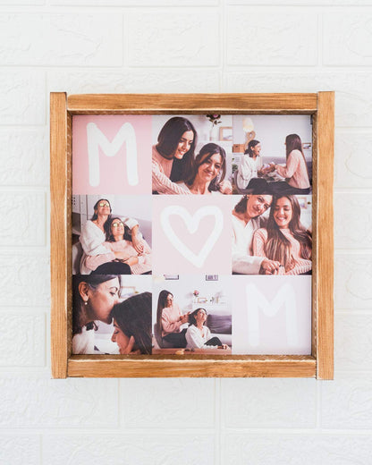 Tavoletta Foto personalizzate con Cornice in Legno