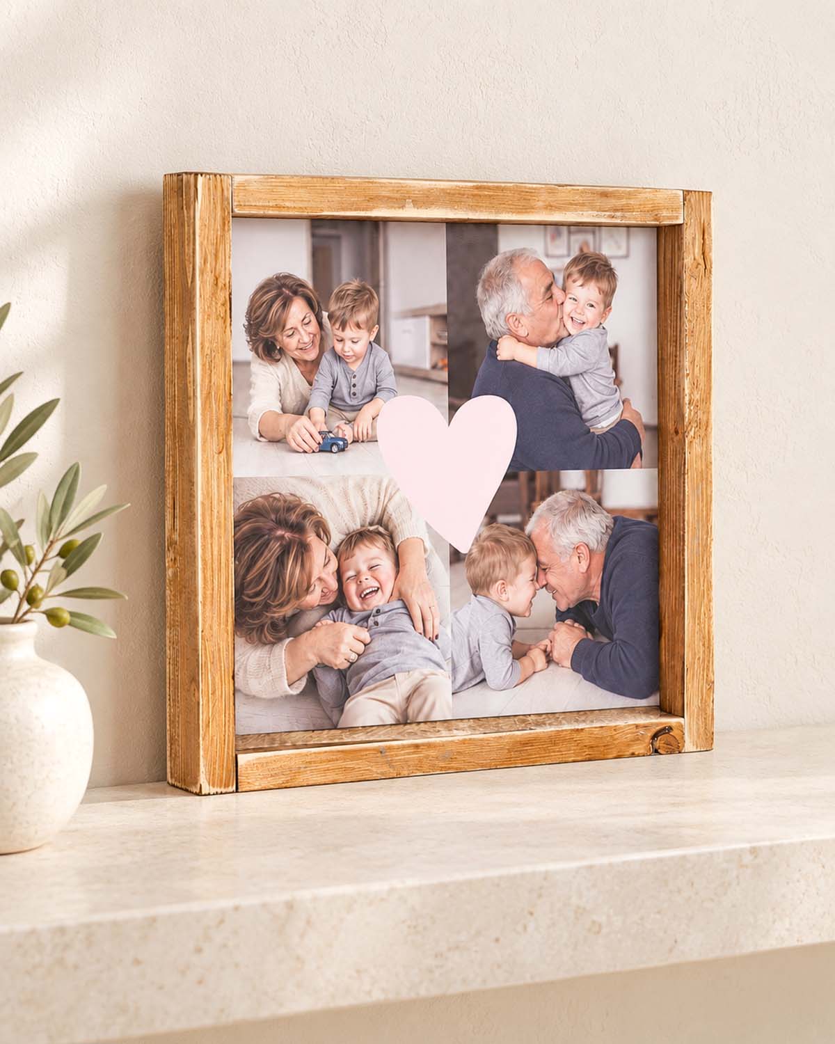 Tavoletta Love Personalizzata con Cornice in Legno