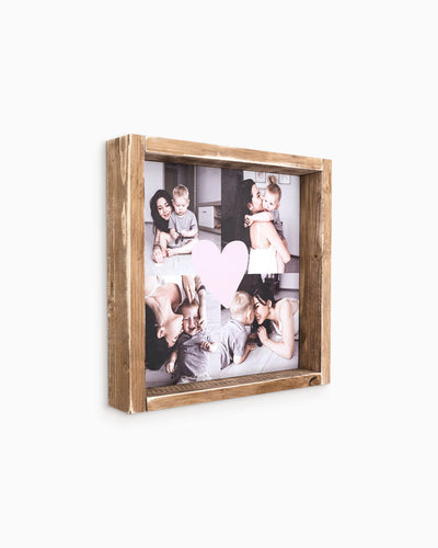 Tavoletta Love Personalizzata con Cornice in Legno