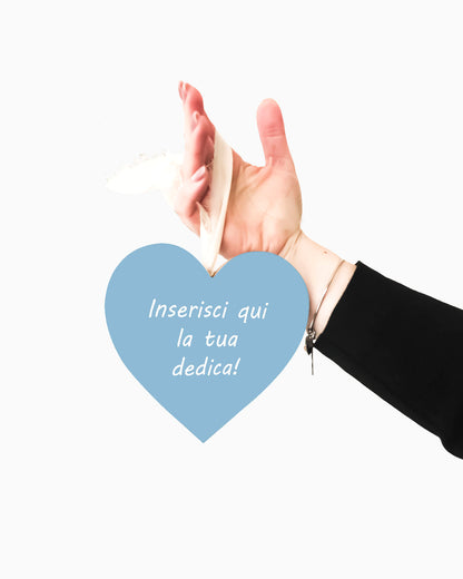 Tavoletta Cuore con dedica personalizzata