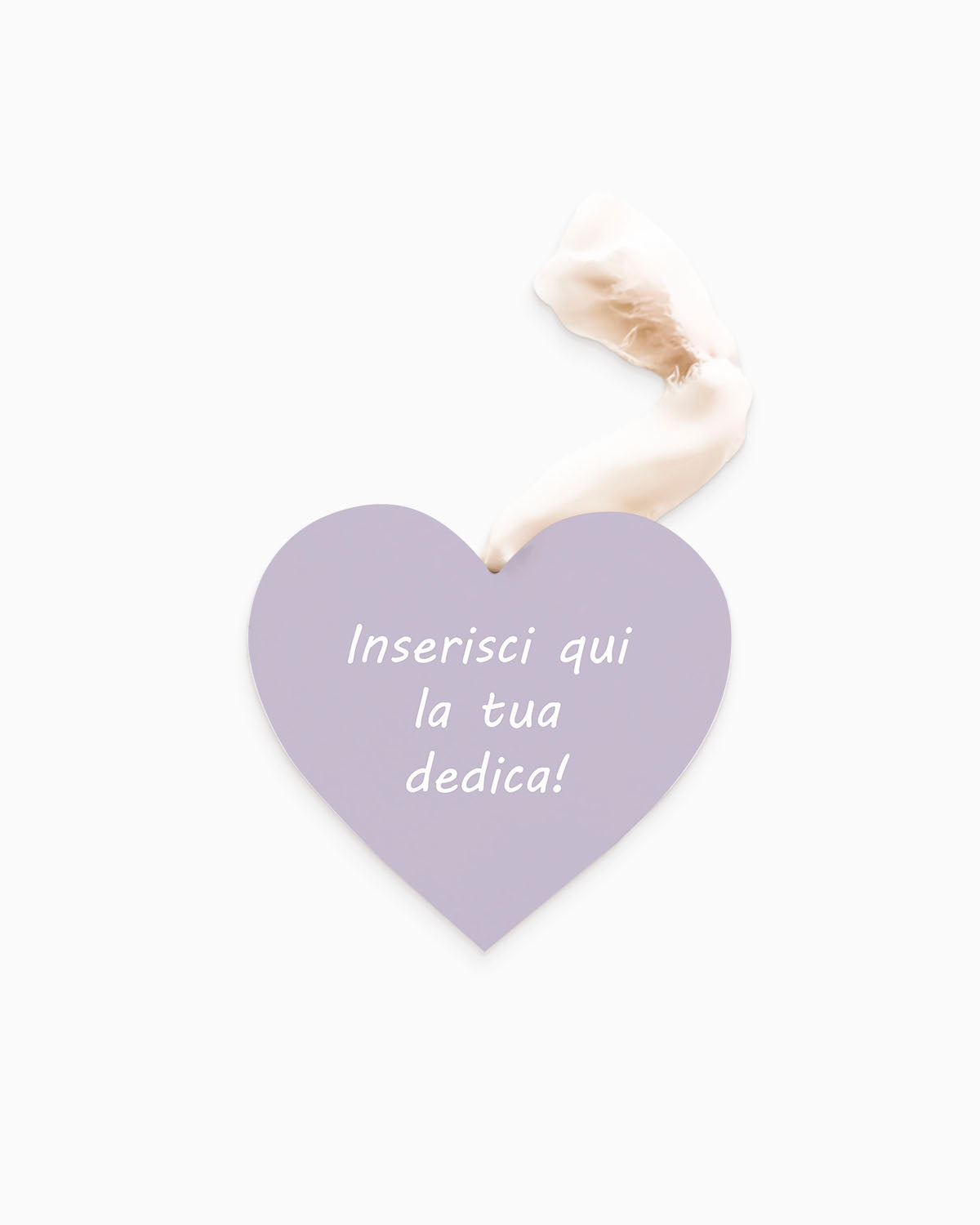 Tavoletta Cuore con dedica personalizzata