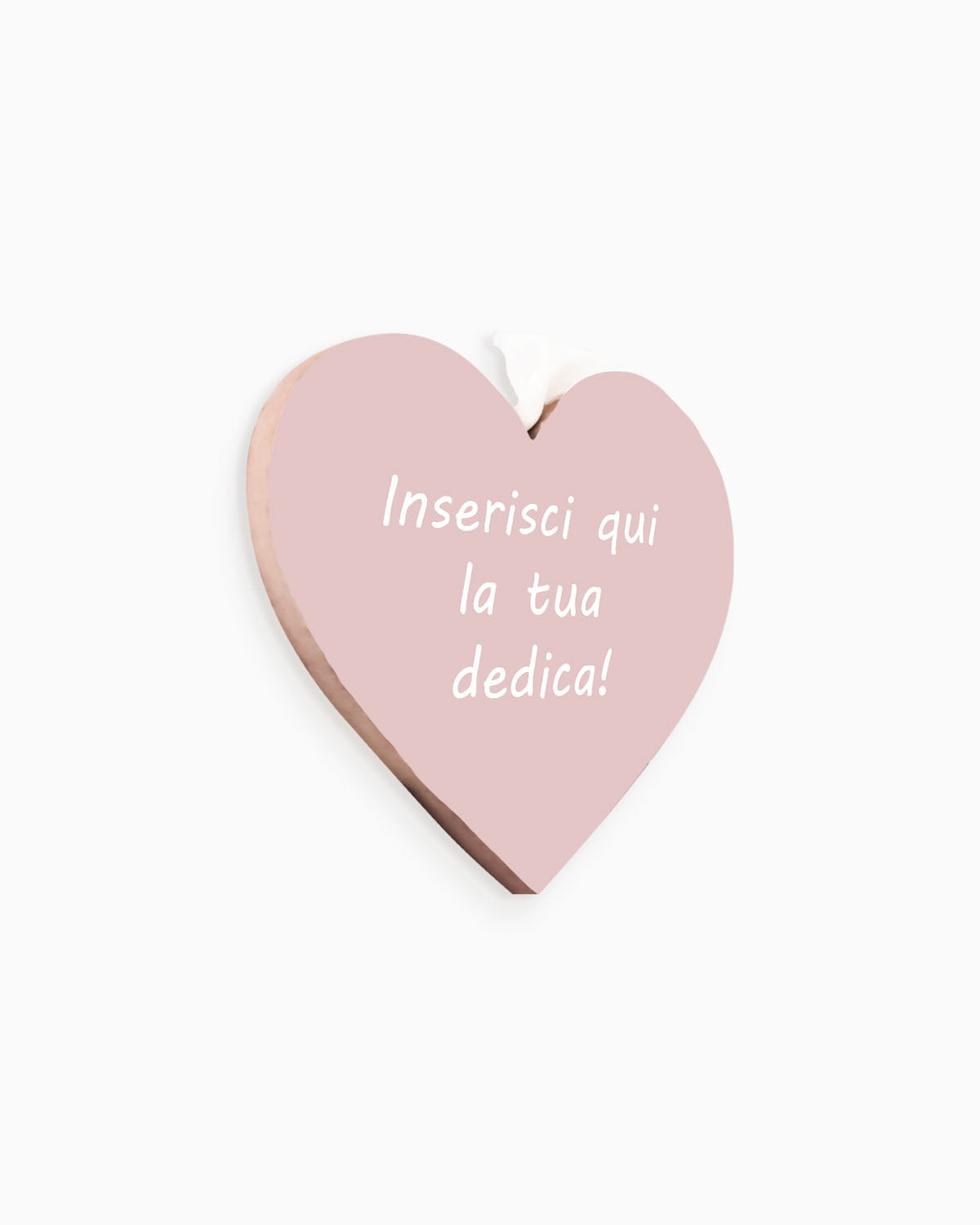 Tavoletta Cuore con dedica personalizzata