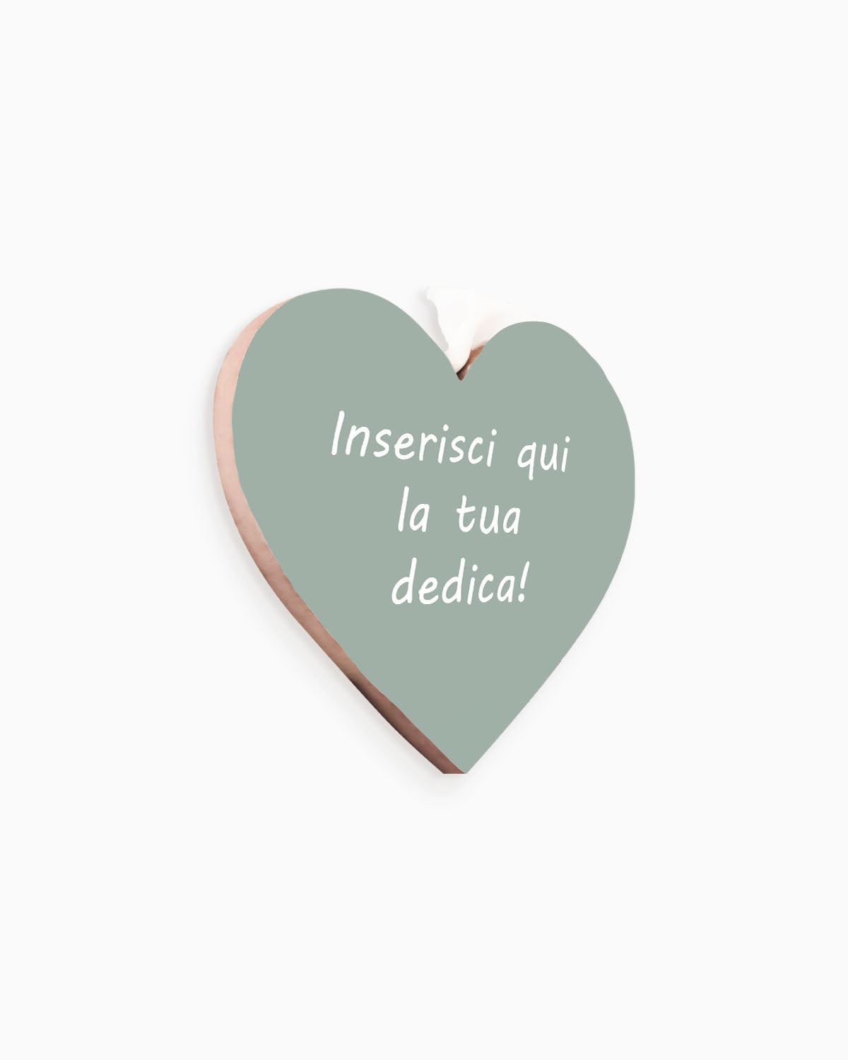 Tavoletta Cuore con dedica personalizzata