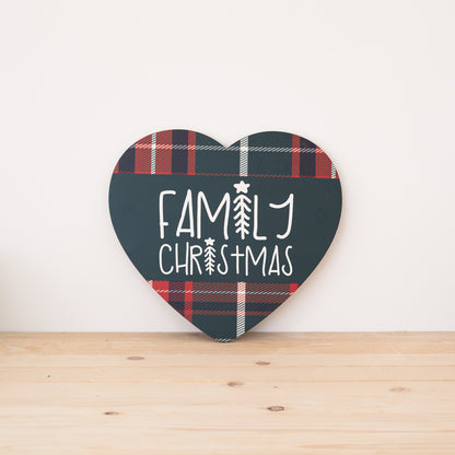 Tavoletta Natalizia Family Christmas