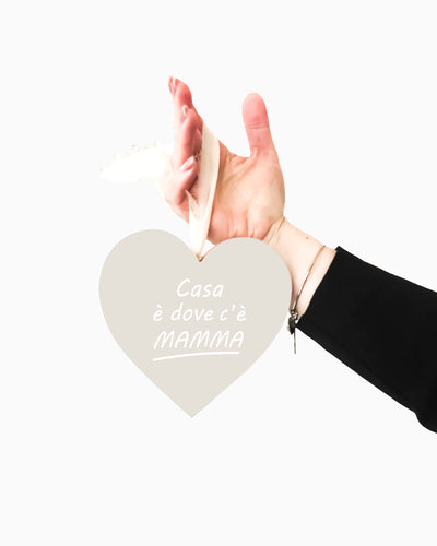 Tavoletta Cuore casa dove c'è mamma