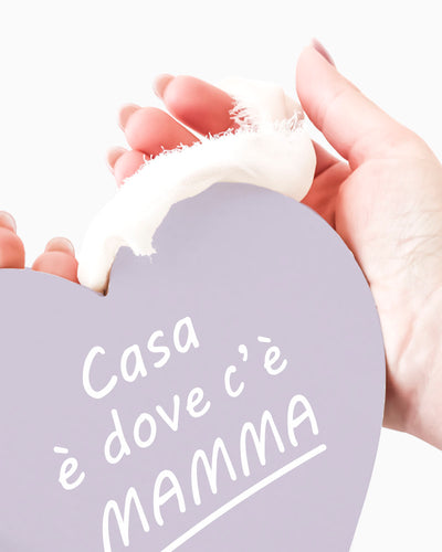 Tavoletta Cuore casa dove c'è mamma
