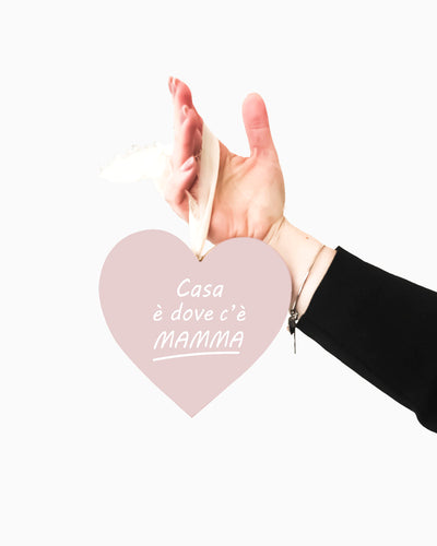 Tavoletta Cuore casa dove c'è mamma