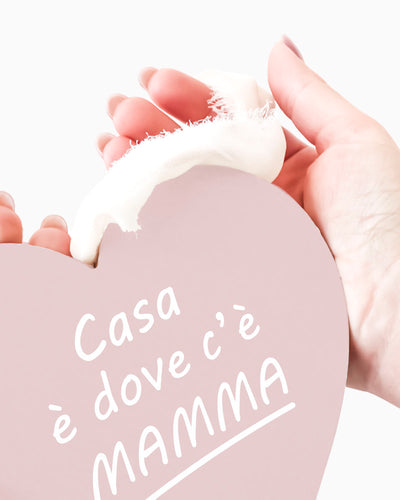 Tavoletta Cuore casa dove c'è mamma