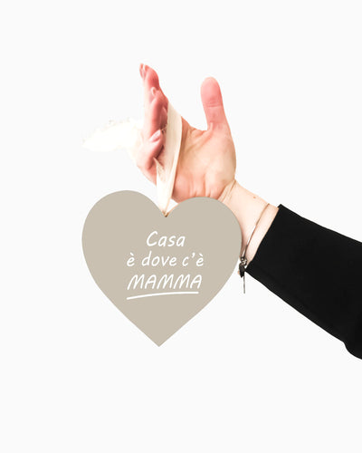 Tavoletta Cuore casa dove c'è mamma