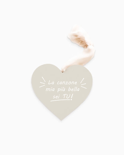 Tavoletta Cuore la canzone mia più bella