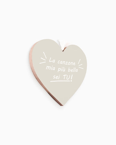 Tavoletta Cuore la canzone mia più bella