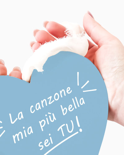 Tavoletta Cuore la canzone mia più bella