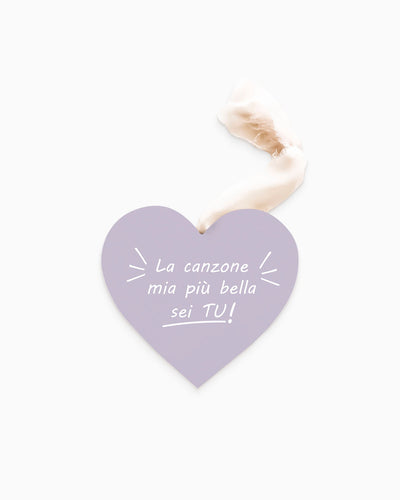 Tavoletta Cuore la canzone mia più bella