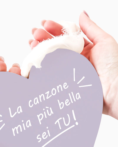 Tavoletta Cuore la canzone mia più bella