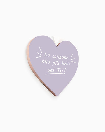 Tavoletta Cuore la canzone mia più bella